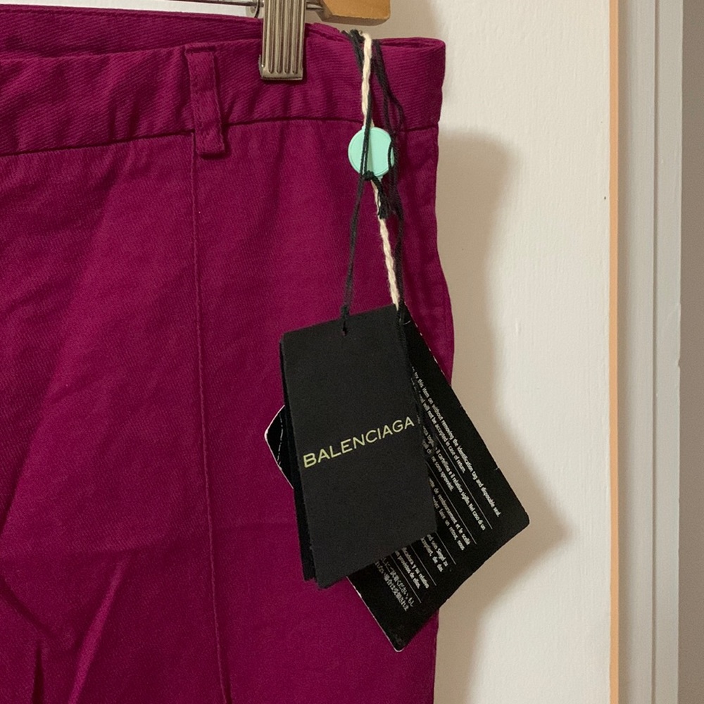 Authentic Balenciaga Fuchsia Pants